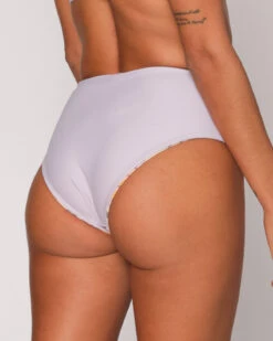 Brasilia Reversible Bikini Bottom - Roma -Theseea Brasilia Roma Multicolor Lavender Floral Pattern Reversible Bikini Swim Suit Sun Protection 12