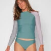 Doheny Rashguard - Wellness -Theseea Doheny Wellness Blue Gray Rashguard Long Sleeve Sun Protection 1