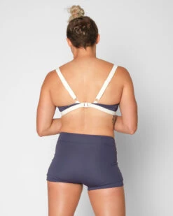 Flor Bikini Top - Nautilus -Theseea Flor Nautilus Blue White Swim Suit Bikini Top Adjustable Straps 14