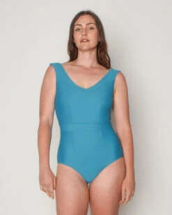 Frida One Piece - Maui 11 Frida One Piece - Maui -Theseea Frida Maui Blue Swim Suit One Piece V Neck 3