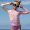 Girls Doheny Rashguard - Aria 2 Girls Doheny Rashguard - Aria -Theseea SEEAGIRLS Doheny Rashguard Aria VP 4X5 4