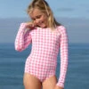 Girls Palmas One Piece - Shortcake 2 Girls Palmas One Piece - Shortcake -Theseea SEEAGIRLS Palmas Surfsuit Shortcake VP 4X5 1 2