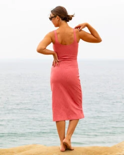 Delilah Dress - Flamingo 16 Delilah Dress - Flamingo -Theseea SEEA Delilah SlipDress Flamingo 4X5 4