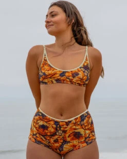 Flor Bikini Bottom - Poppy -Theseea SEEA Flor BikiniBottoms Poppy 4X5 2 9dd813ab 66db 4d4d 9df3 4b5356e66b3e
