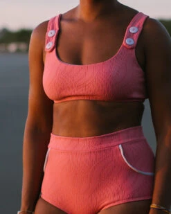 Georgia Bikini Top - Flamingo
