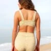Georgia High Waist Bikini Bottom - Sandshell 1 Georgia High Waist Bikini Bottom - Sandshell -Theseea SEEA Georgia TopBottom Sandshell 4x5 4 1