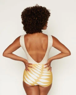 Lido One Piece - Gold Leaf -Theseea SEEA Lido Onepiece Goldleaf 4X5 109