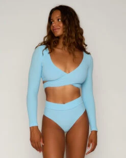 Mundaka Bikini Bottom - Celeste 16 Mundaka Bikini Bottom - Celeste -Theseea SEEA Mundaka Bikini Celeste 4X5 3