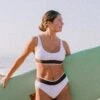 Naya Bikini Top - White Rib -Theseea SEEA Naya Bikini WhiteRib 4x5 1