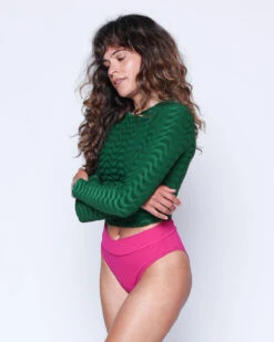 Palomar Crop Rashguard - Piscis 10 Palomar Crop Rashguard - Piscis -Theseea SEEA Palomar CropTopRashguard Piscis 4X5 4