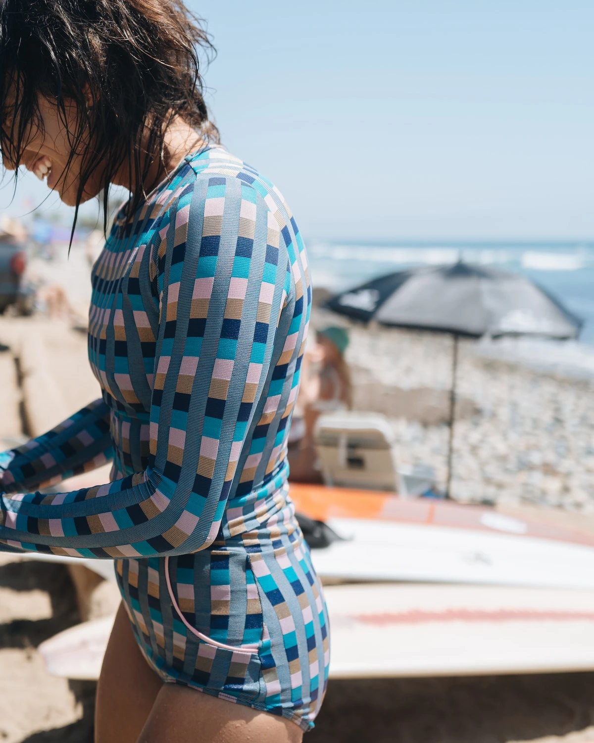 Palomar Crop Top Rashguard - Antibes 4 Palomar Crop Top Rashguard - Antibes - Image 2