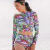 Palomar Crop Top Rashguard - Anis 1 Palomar Crop Top Rashguard - Anis -Theseea SEEA Palomar Rashguard Anis 4x5 4