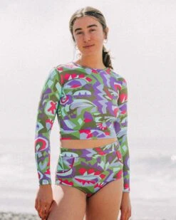 Palomar Crop Top Rashguard - Anis -Theseea SEEA Palomar Rashguard Anis 4x5 8