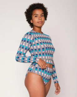 Palomar Crop Top Rashguard - Antibes 20 Palomar Crop Top Rashguard - Antibes -Theseea SEEA Palomar Rashguard Antibes 4X5 2