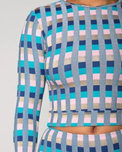 Palomar Crop Top Rashguard - Antibes 25 Palomar Crop Top Rashguard - Antibes -Theseea SEEA Palomar Rashguard Antibes 4X5 8