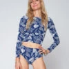 Palomar Crop Top Rashguard - Gaia -Theseea SEEA Palomar Rashguard Gaia 4X5 3