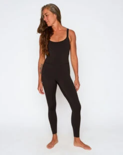 Penelope Bodysuit - Black (Recycled) 16 Penelope Bodysuit - Black (Recycled) -Theseea SEEA Penelope Bodysuit Black 5