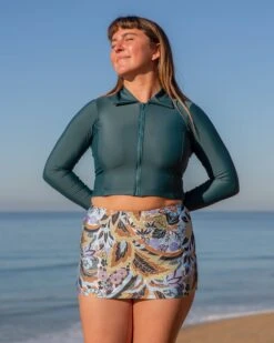 Rad Zip Surf Jacket - Forest 7 Rad Zip Surf Jacket - Forest -Theseea SEEA RadZip SurfJacket Forest 4X5 1