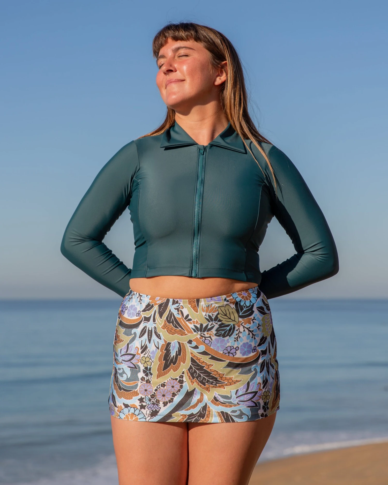 Rad Zip Surf Jacket - Forest 4 Rad Zip Surf Jacket - Forest - Image 2