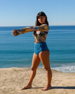 Sila Top - Tigerlily 16 Sila Top - Tigerlily -Theseea SEEA Sila Rashguard Tigerlily 4X5 4