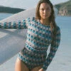 Palomar Crop Top Rashguard - Antibes 1 Palomar Crop Top Rashguard - Antibes -Theseea SP22 Lombok HollyJan 72
