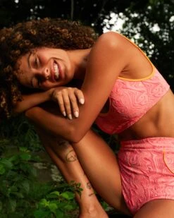 Georgia High Waist Bikini Bottom - Pink Glow -Theseea SU25 Brasil Amanda Engler pinkGlowBTM 8