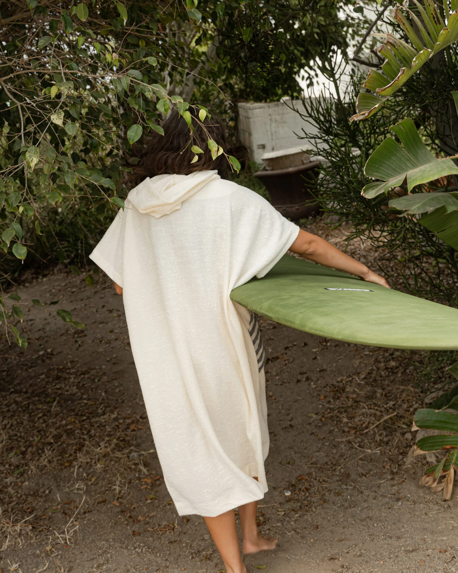 Luna Poncho - Ivory Terry 4 Luna Poncho - Ivory Terry - Image 2