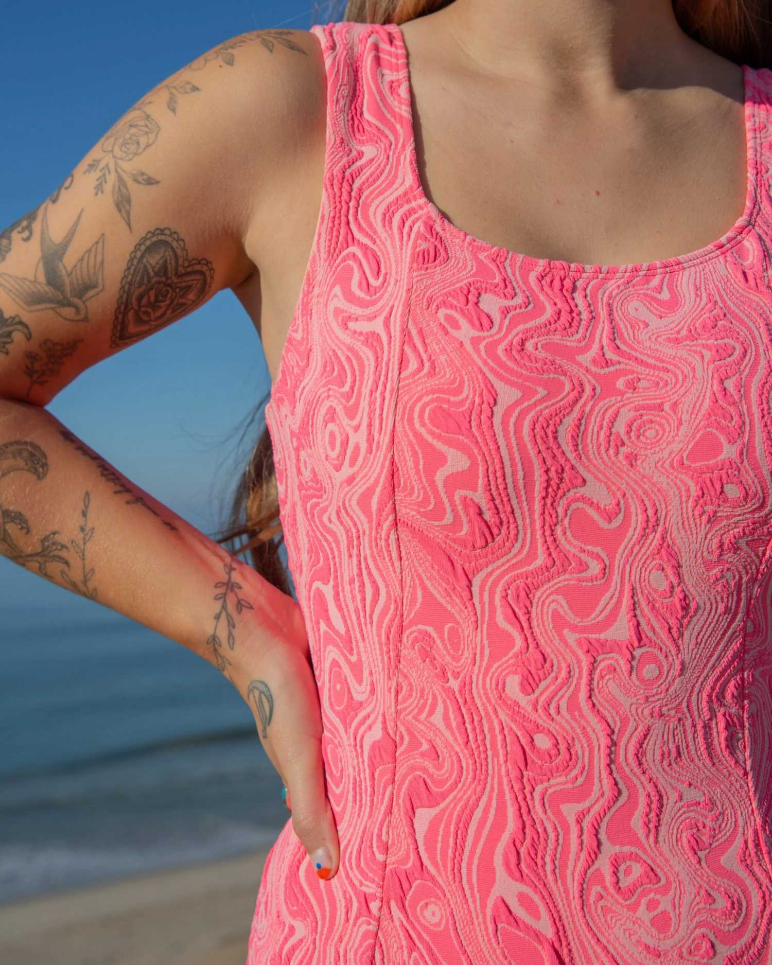 Tofino One Piece - Pink Glow 6 Tofino One Piece - Pink Glow - Image 4